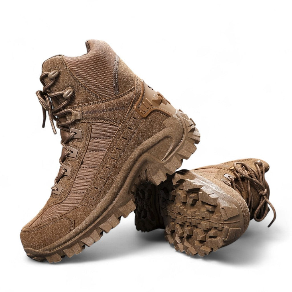 Men’s Hiking Boots – High Top Design, Lace Up, Grip Sole