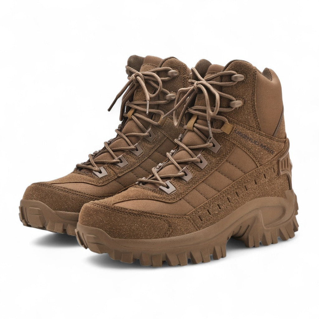 Men’s Hiking Boots – High Top Design, Lace Up, Grip Sole