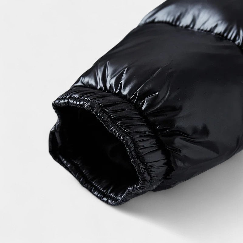 Men’s Hooded Padded Jacket – Gloss Finish