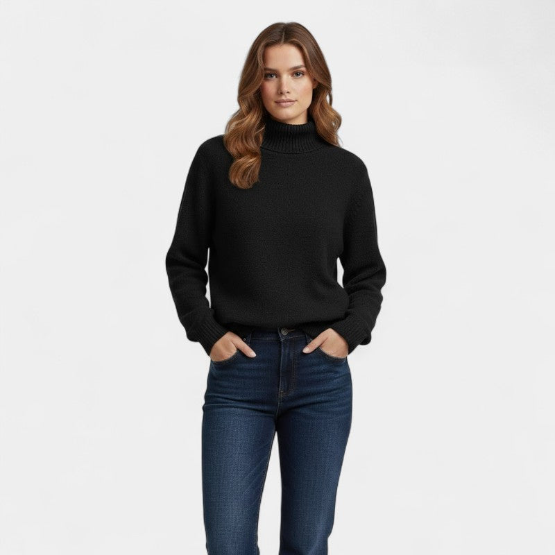 Women’s Knitted Jumper – High Neck