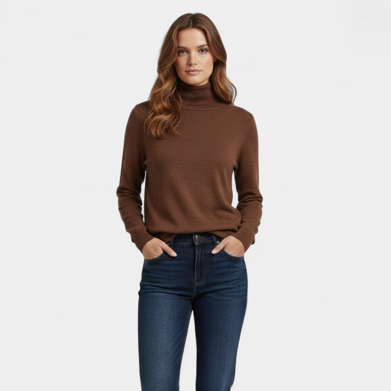 Women’s Knitted Jumper – High Neck