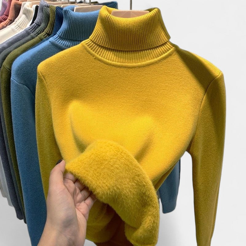 Women’s Knitted Jumper – High Neck