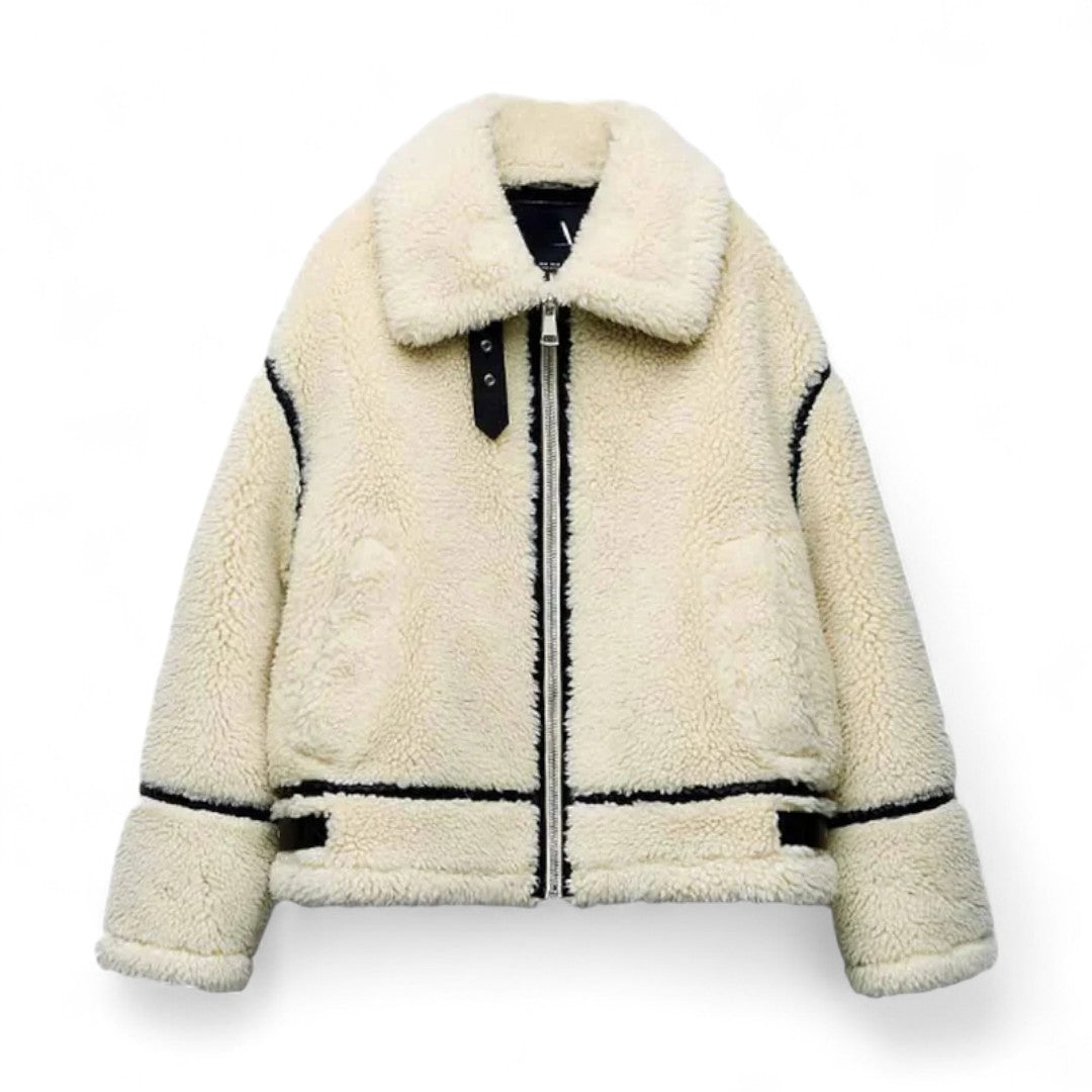 Women’s Soft Jacket – Zip Front, Oversized Fit