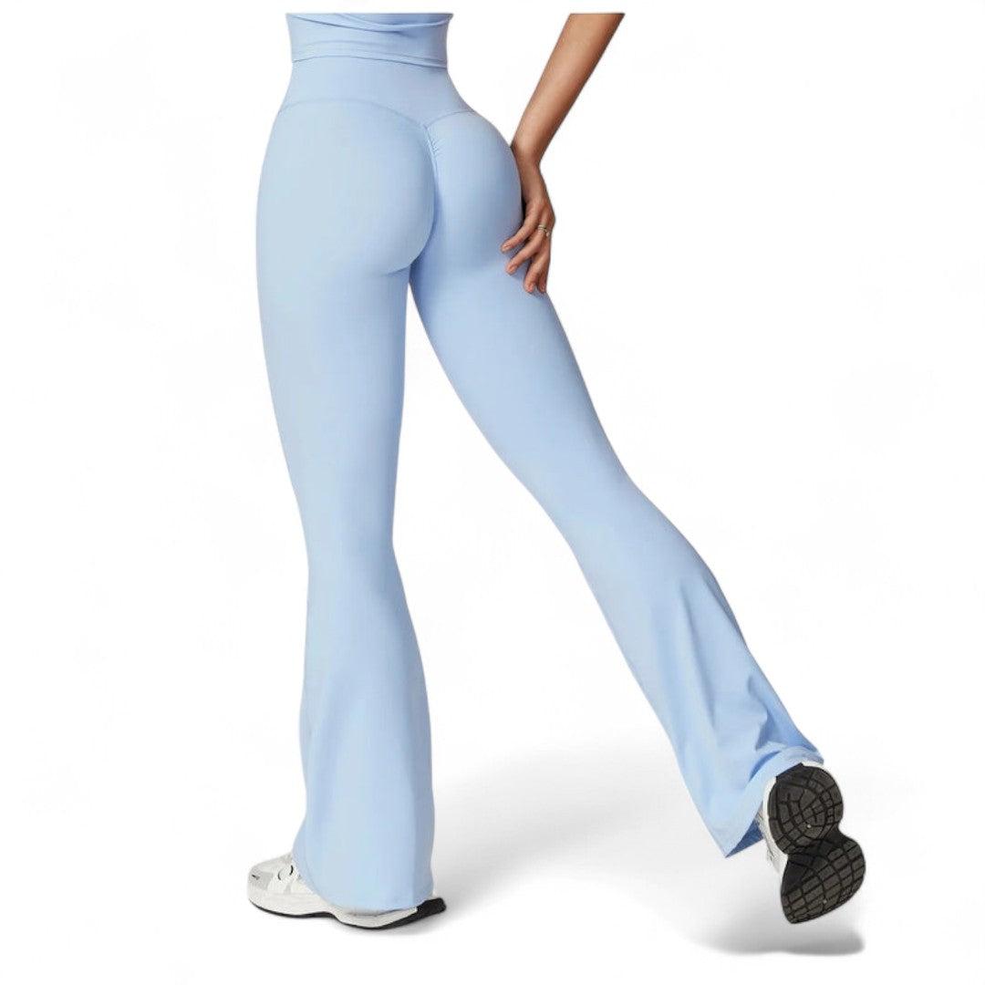 Women’s Yoga Trousers – High Waist, Flared Leg